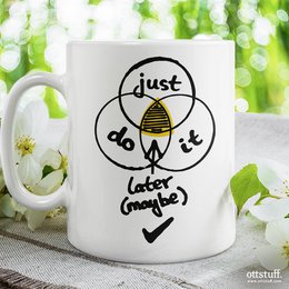 Mok "Just Do It (later misschien)"