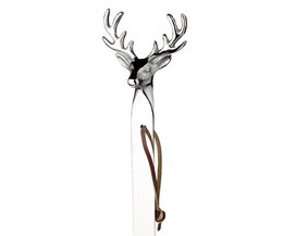 Shoehorn deer L 55 cm, nickel-plated, highly polished