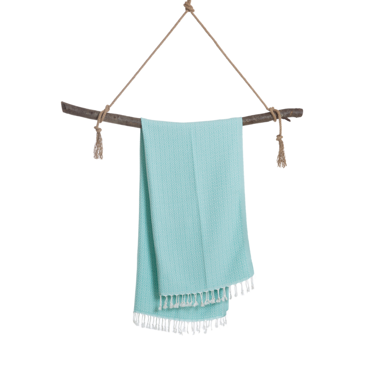 ELA Cotton Hammam Spa Towel – Compact – Mint - 180x100 cm