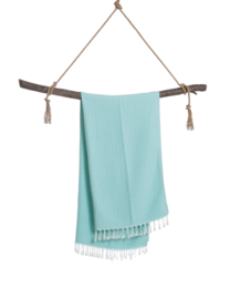 ELA Cotton Hammam Spa Towel – Compact – Mint - 180x100 cm