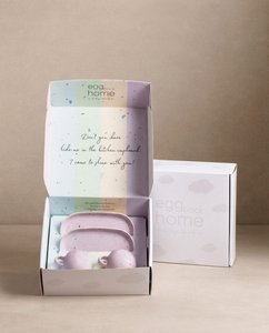 New Party Set 2 Espresso Mug + 2 Mini Tray - Lilac