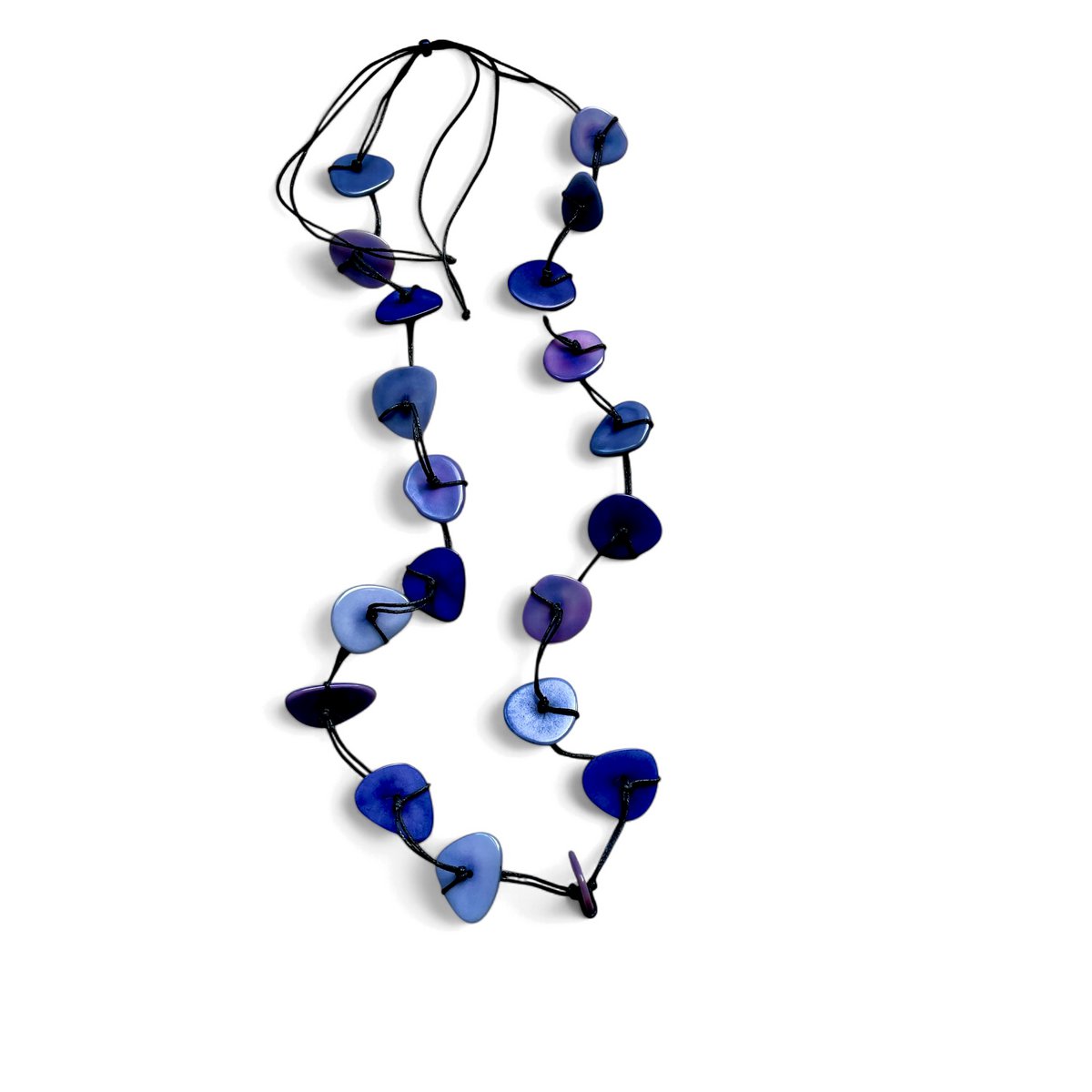 Tagua ketting Sensazione di Loose Purple
