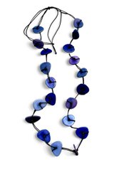 Tagua ketting Sensazione di Loose Purple