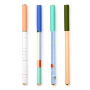 Inkerie Set van 4 balpennen