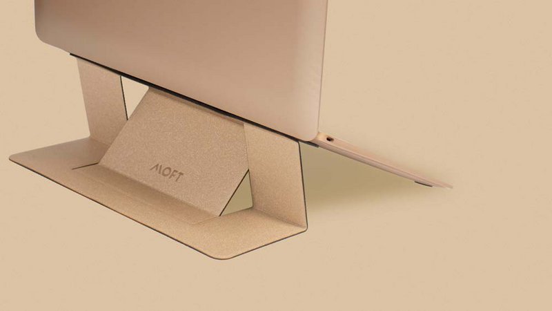 Support pour ordinateur portable MOFT doré