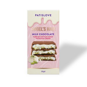 Angel's Hair Milk Schokoladenpistazie & Baumwoll Süßigkeiten, 90g