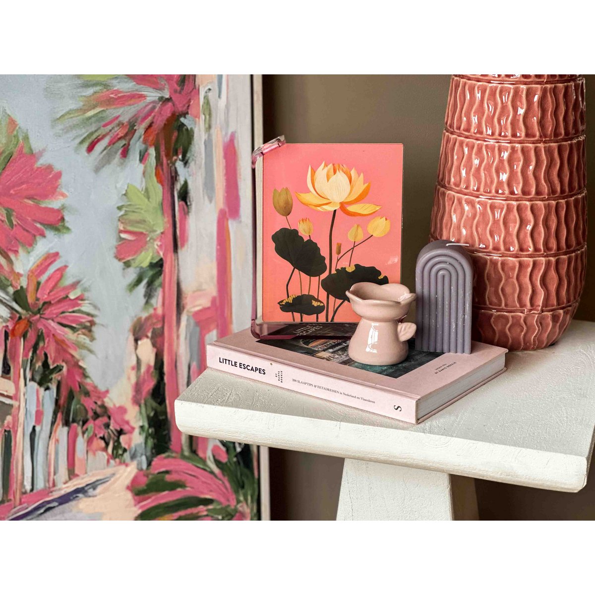 Photo frame Optic pink