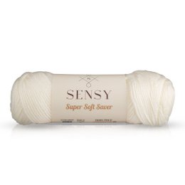 Sensy Super Soft Saver Yarn, 3.5 oz, 190 Yards, Gauge 4 Medium