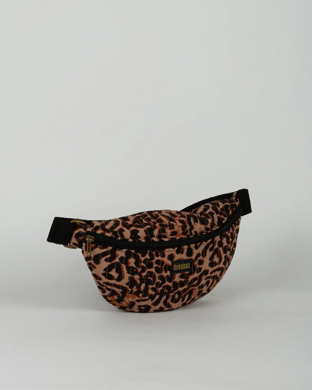 Leopard quiltet fanny pack