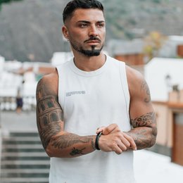 Læderarmbånd "stabil"