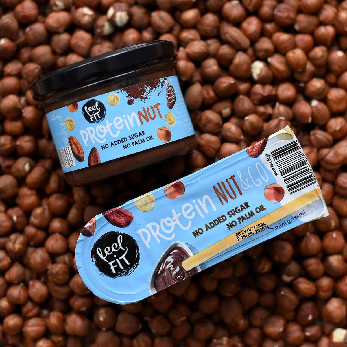 Feel FIT Eiwitnoot & mini grissini 15% Eiwitsnack