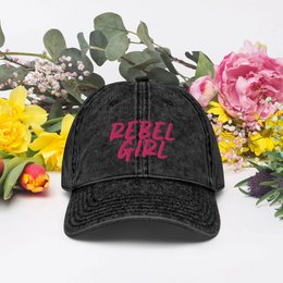 Vintage Cap REBEL GIRL Vintage Cotton Twill Cap