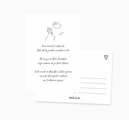 A6 Postcard || Strength || Poem