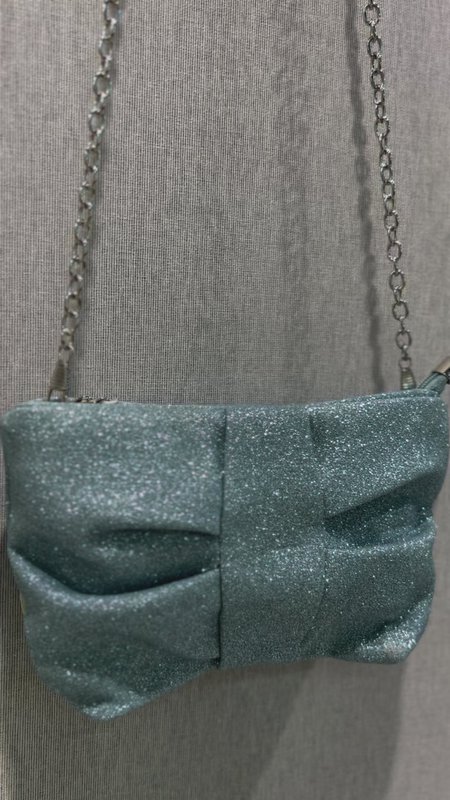 Bolso bandolera infantil - Luna - Mint Glitter