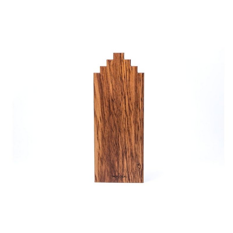 Planche de service Amsterdam Canal House - 4 types de bois