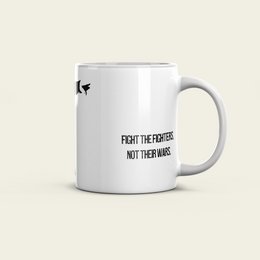 Banksy Ceramic Mug 325ml -  The Flower Thrower
