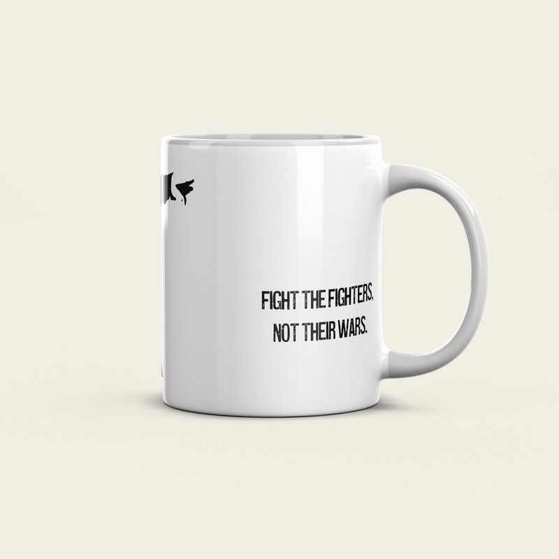 Banksy Ceramic Mug 325ml -  The Flower Thrower