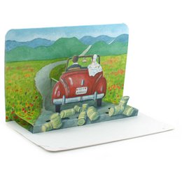 Carte pop-up de mariage