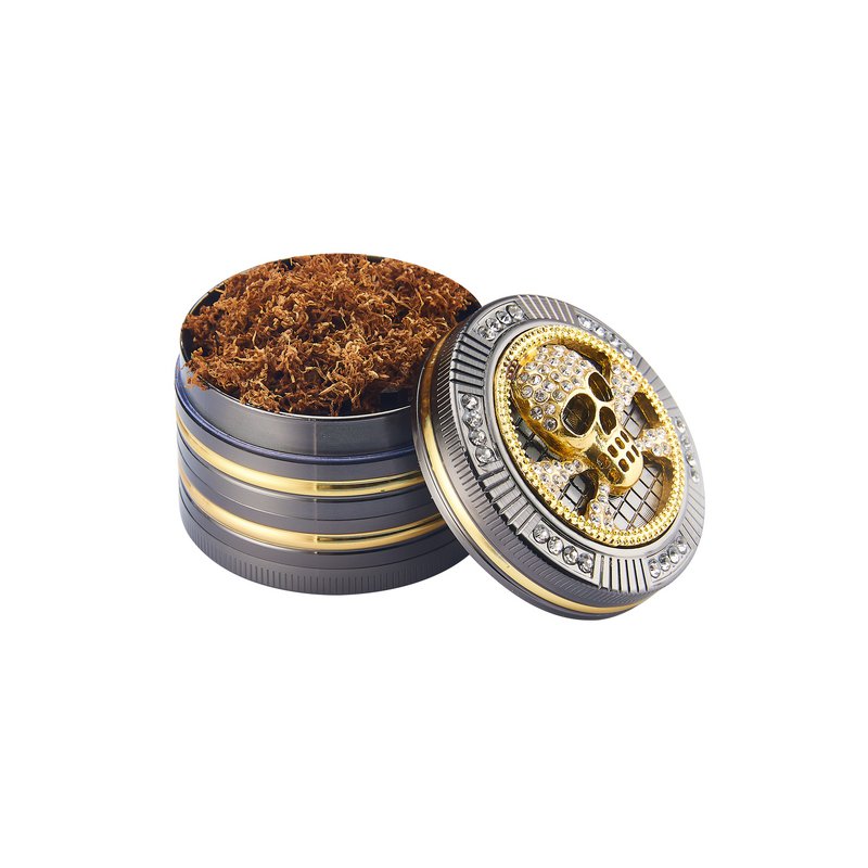 Grinder - Moulin à Herbes - Épices en Aluminium avec Tamis - 50 mm