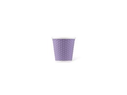 Beker porselein LAP 80ml met silic. grip honingr. Violet Parme