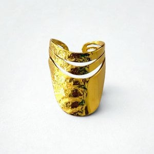 Dublon Adjustable Stainless Steel Ring