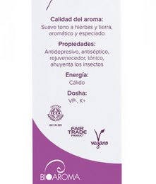 Incenso BioAroma Patchouli biologico certificato. Ayurveda. Commercio equo e solidale. Zero rifiuti. 12 canne.