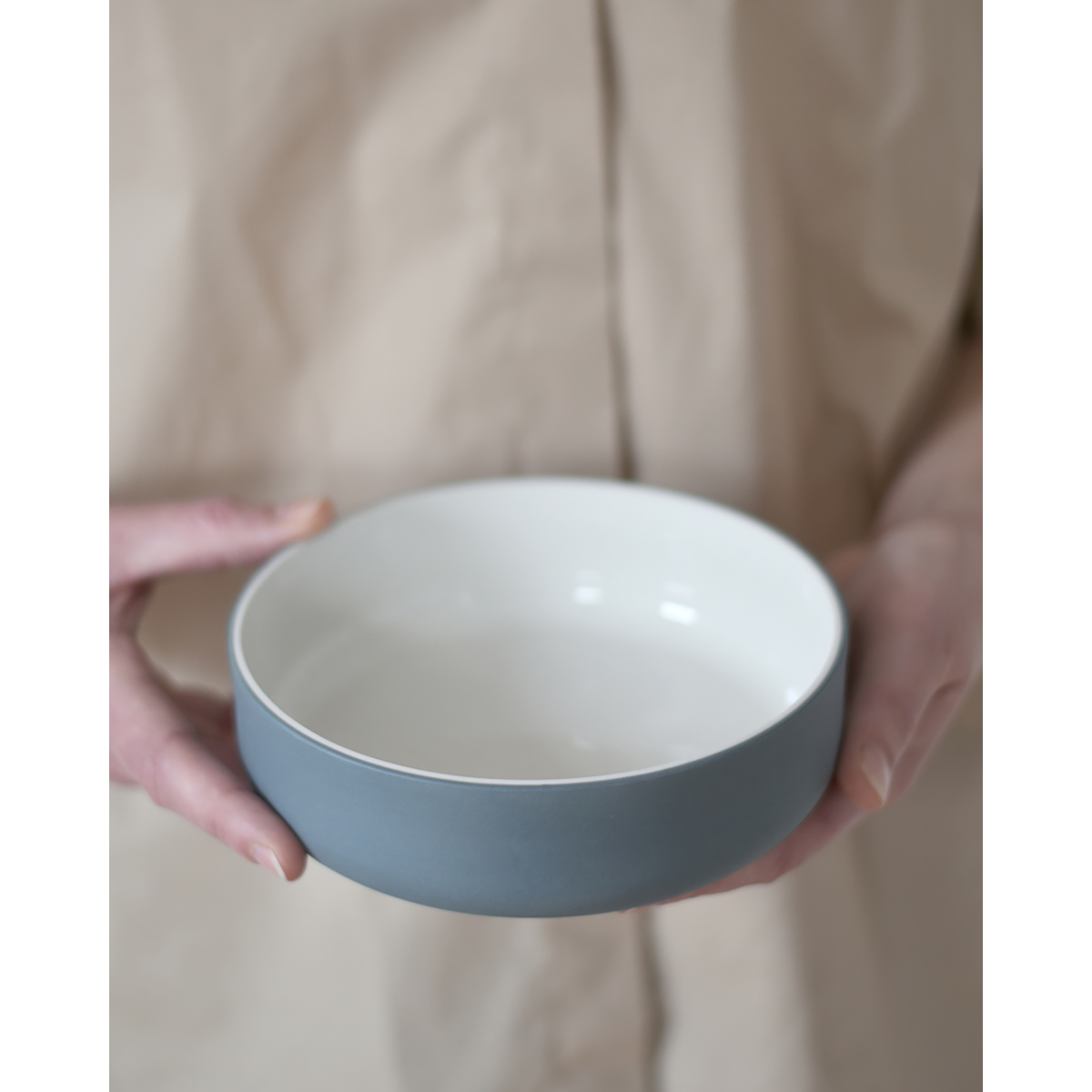 Bowl Fundament | blågrøn/hvid