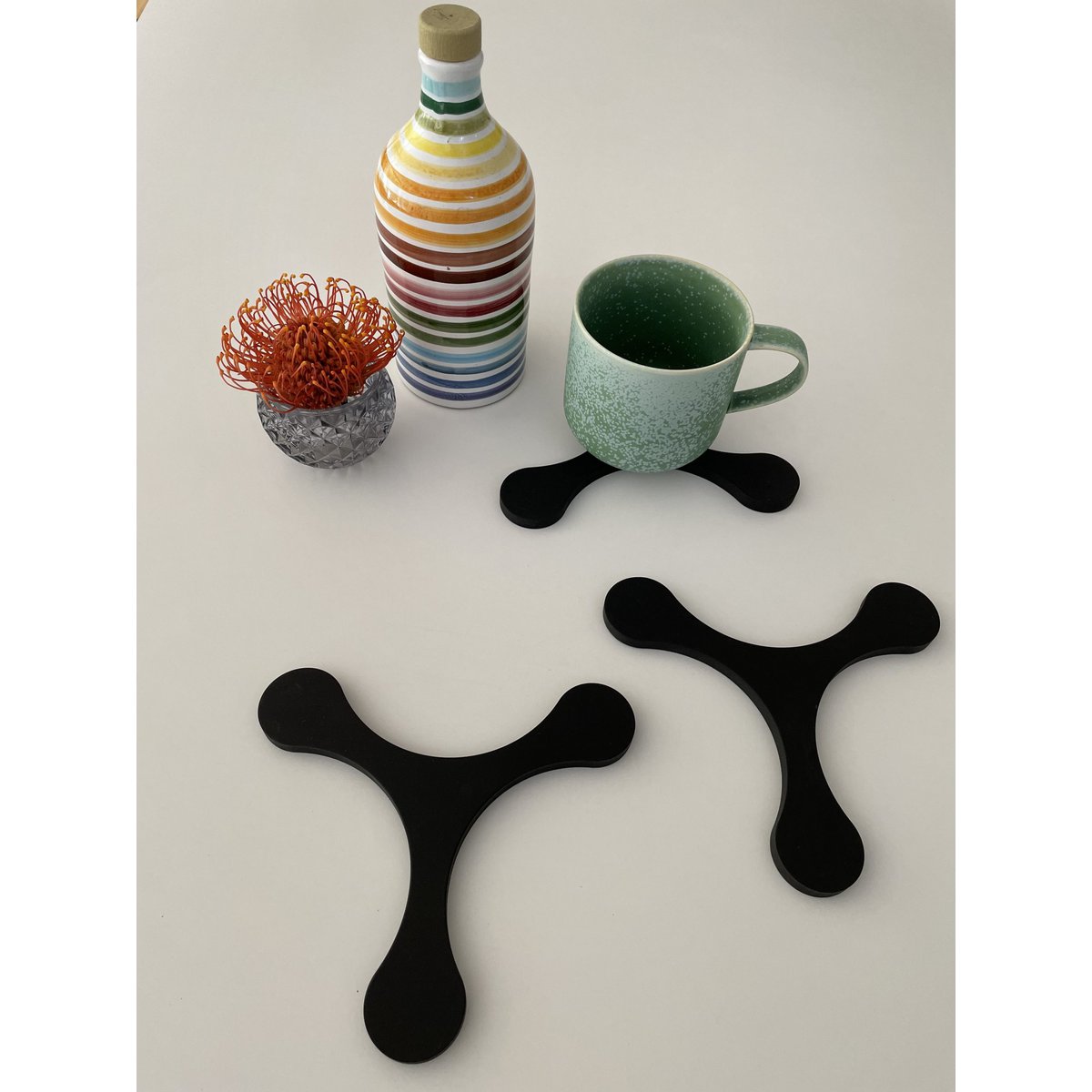 POSAVASOS CON RIZOS