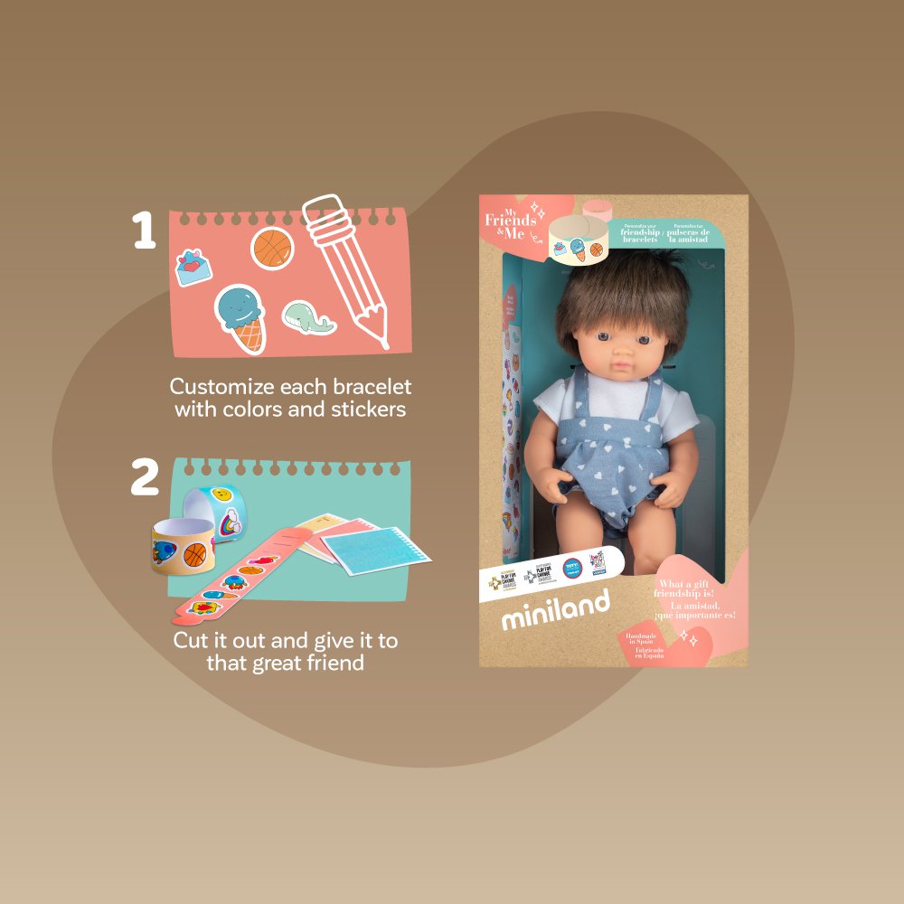 Muñeco Niño Europeo 38cm