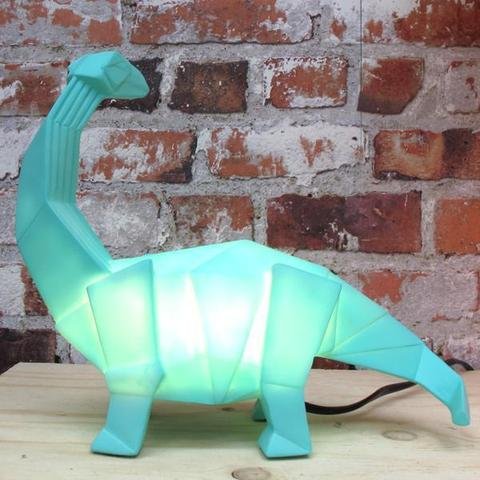 Zielona lampa dinozaura