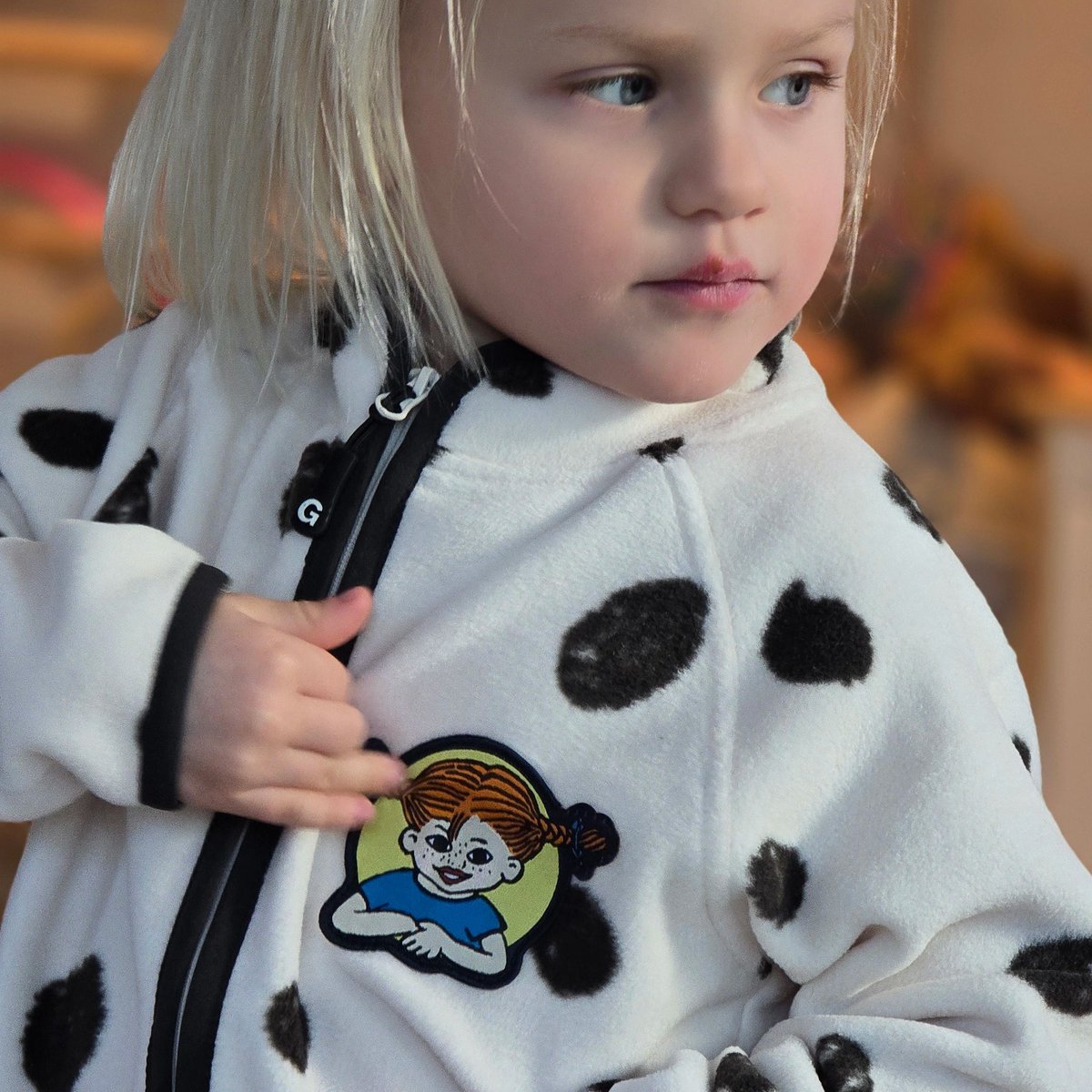 Veste polaire Pippi Longstocking Blanc