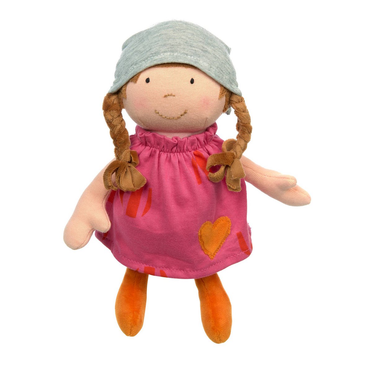 Lalka mała różowa, softdoll