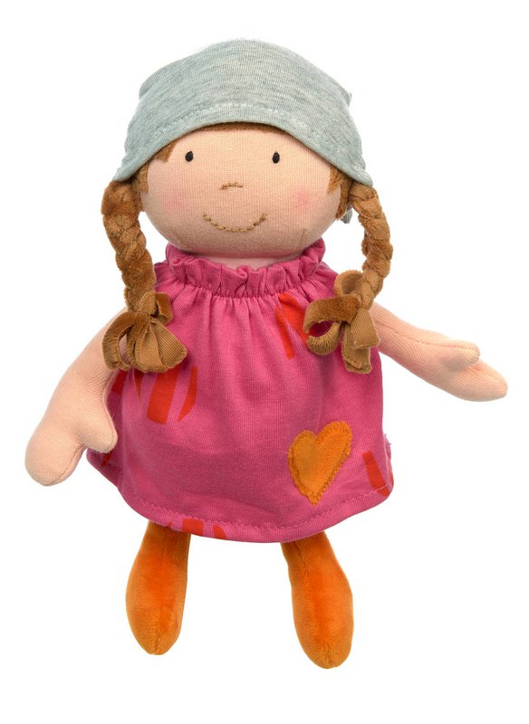 Lalka mała różowa, softdoll