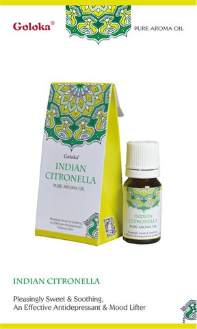 Goloka fragrance oil Indian Citronella 10ml