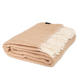 Plaid WOOOL - Diamant (Beige)