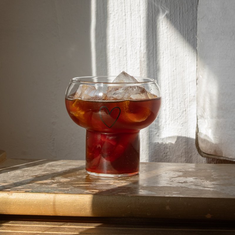 Bubble Glas Herz (VE = 6 Stk)