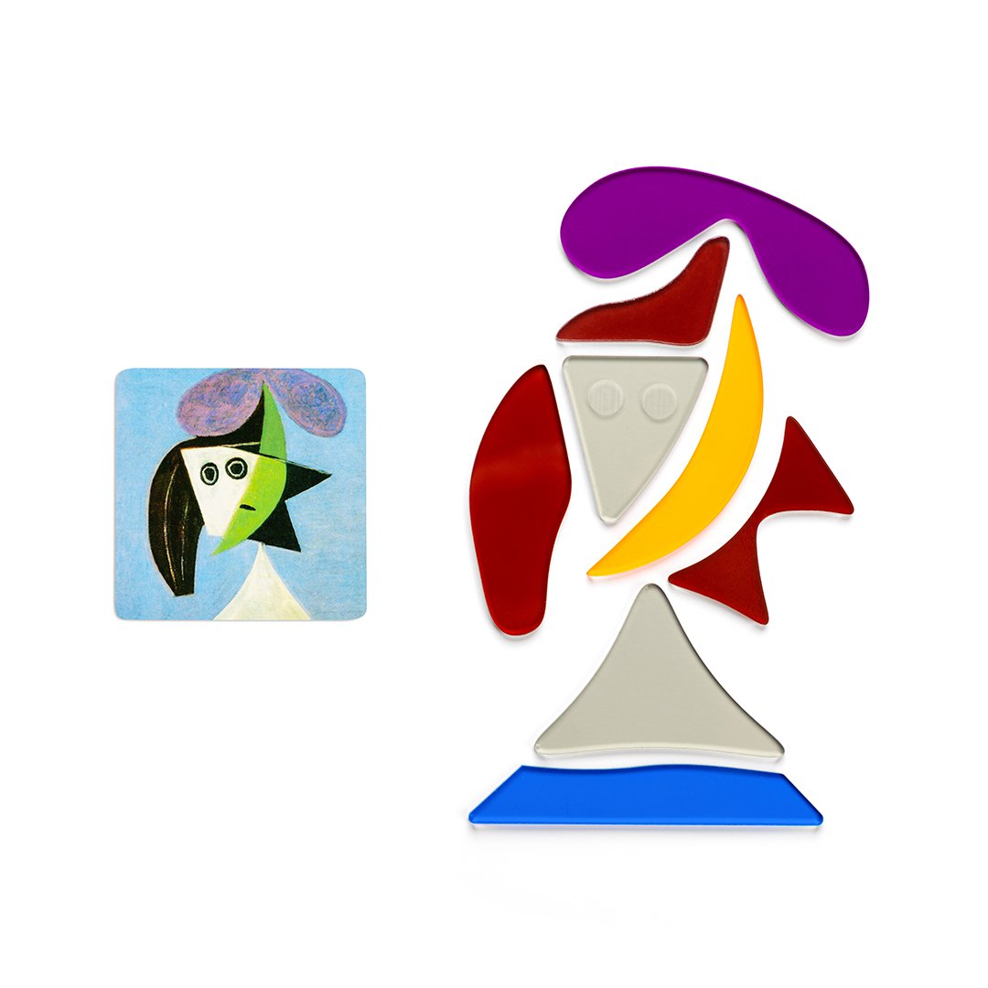 Artysta w środku, puzzle inspirowane Picasso