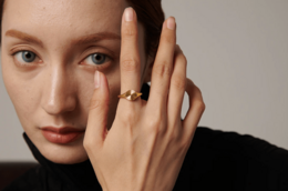 Peyton - Geometrischer Starburst-Ring