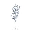 Tatouage éphémère : Floral
