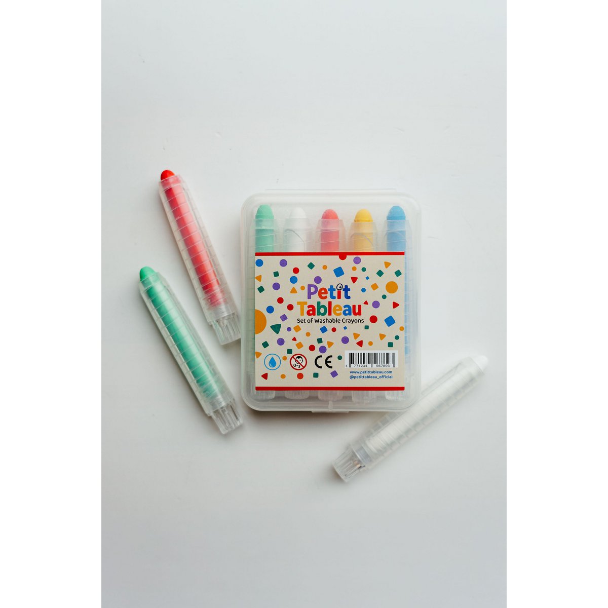 Crayones lavables para niños, Spin-on (5 uds.)