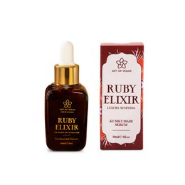Ruby Elixir Kumkumadi Serum - 30ml | Ayurvedisk lysning og foryngelsesserum til strålende hud