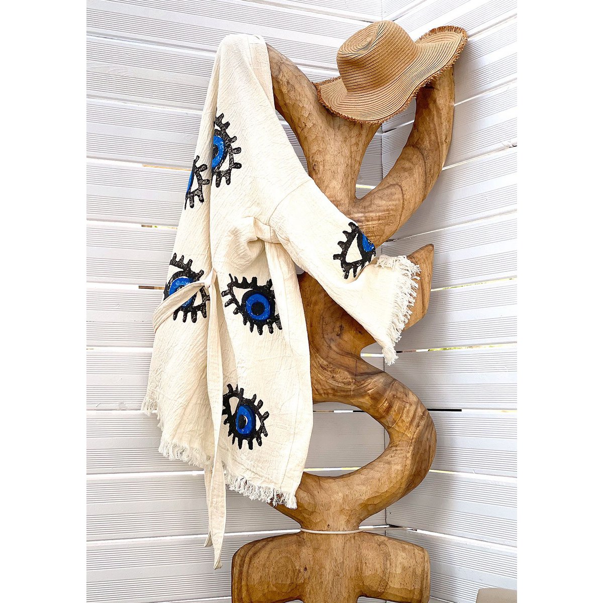 Økologisk bomuld Short Kaftan Matia