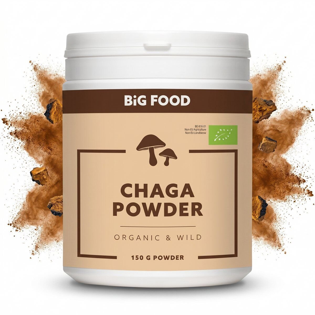 Big Food - Chaga Powder Organic & Wild - 150 g