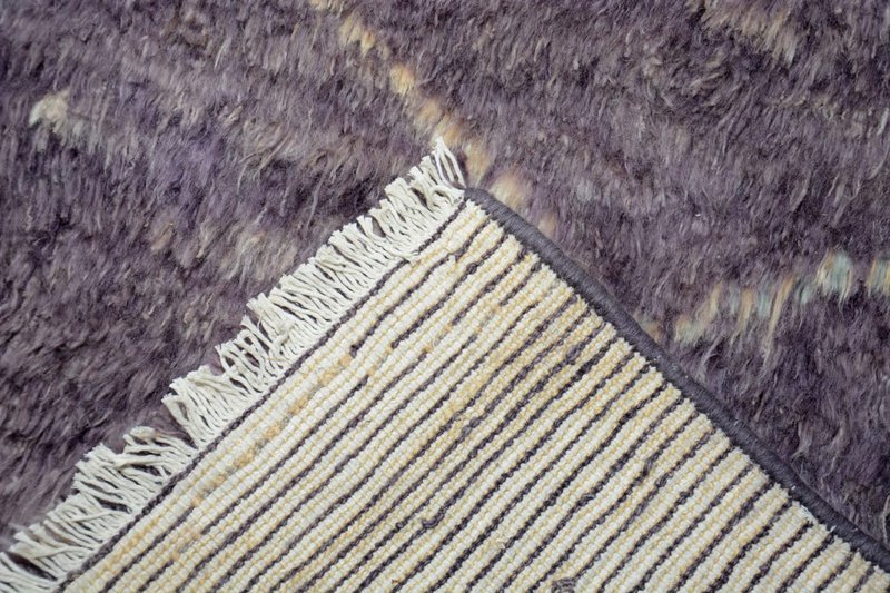 Moroccan Handknotted Soft Bedroom Rug