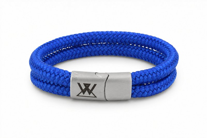 Touw armband 12mm - Caesar collectie | Editie zilver