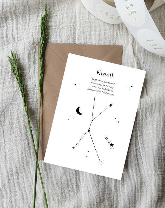 Cartolina | Segno zodiacale | Aragosta