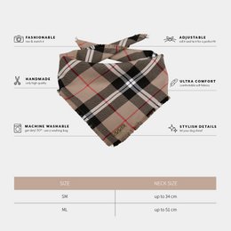 Hundebandana Klassisk Tartan