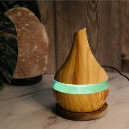 Wooden Harmony USB Humidifier LED 7 Colors - 300ml