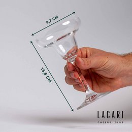 Margarita Glass (sæt med 2) | 190ml | Cocktail perfektion i borosilikat | Lacari