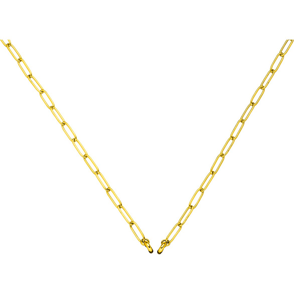 Glamor - long-link anchor chain 45cm stainless steel gold